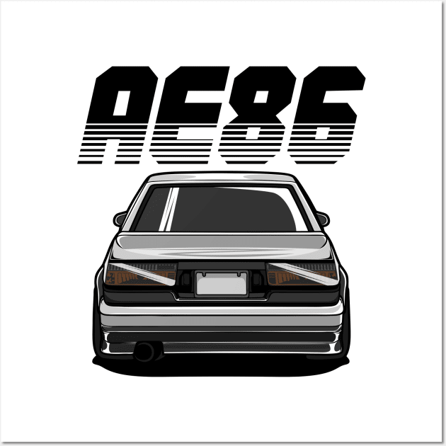 Toyota ae86 RUNFREE Wall Art by JDM Boyz